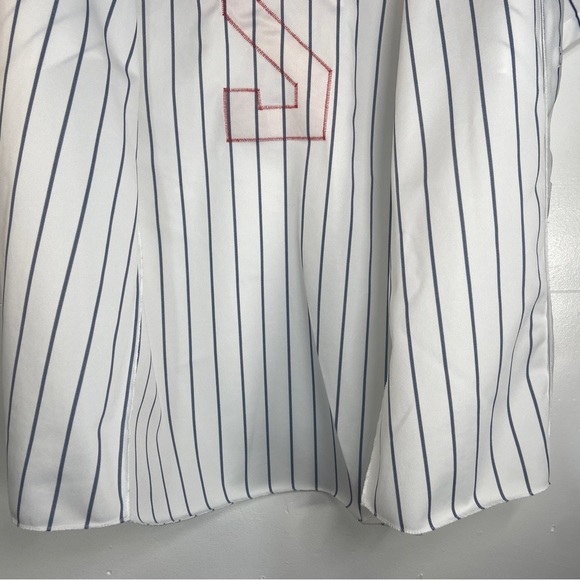 VTG Empire Baseball Shirt Mens 42/44 Black White Red Homeruns for Humanity 1998 - Picture 10 of 16